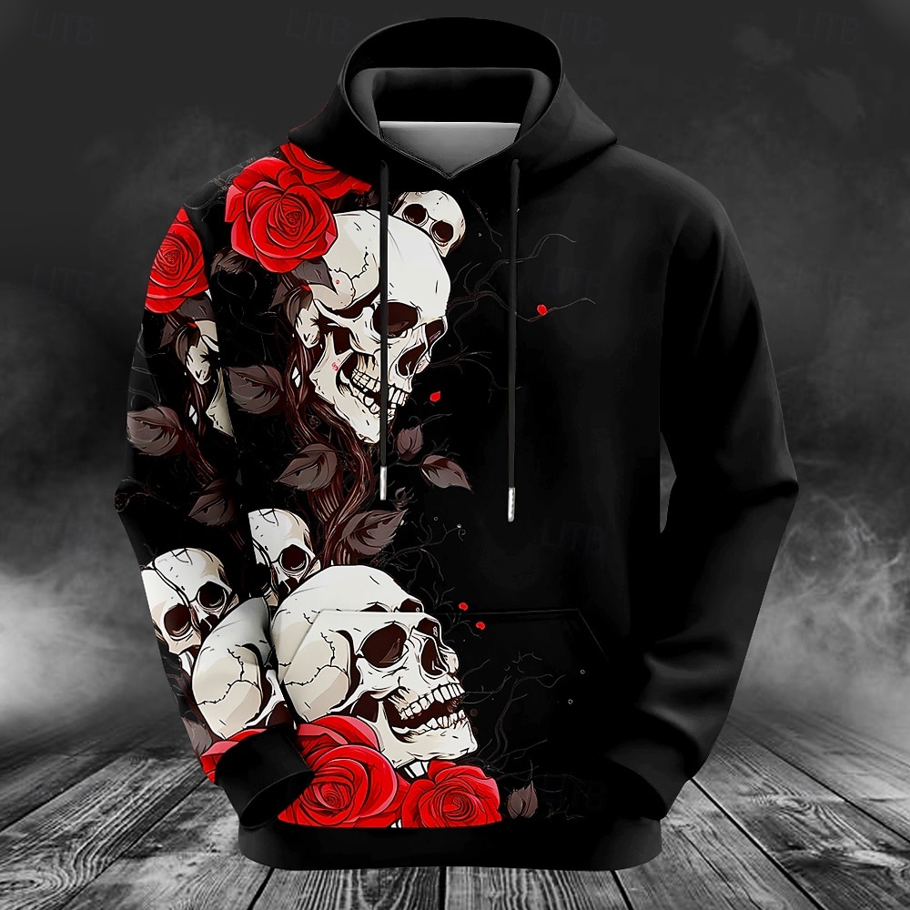 Outdoor Hunting Hoodie - Men's Deer print Hoodie Sweatshirt Fashion