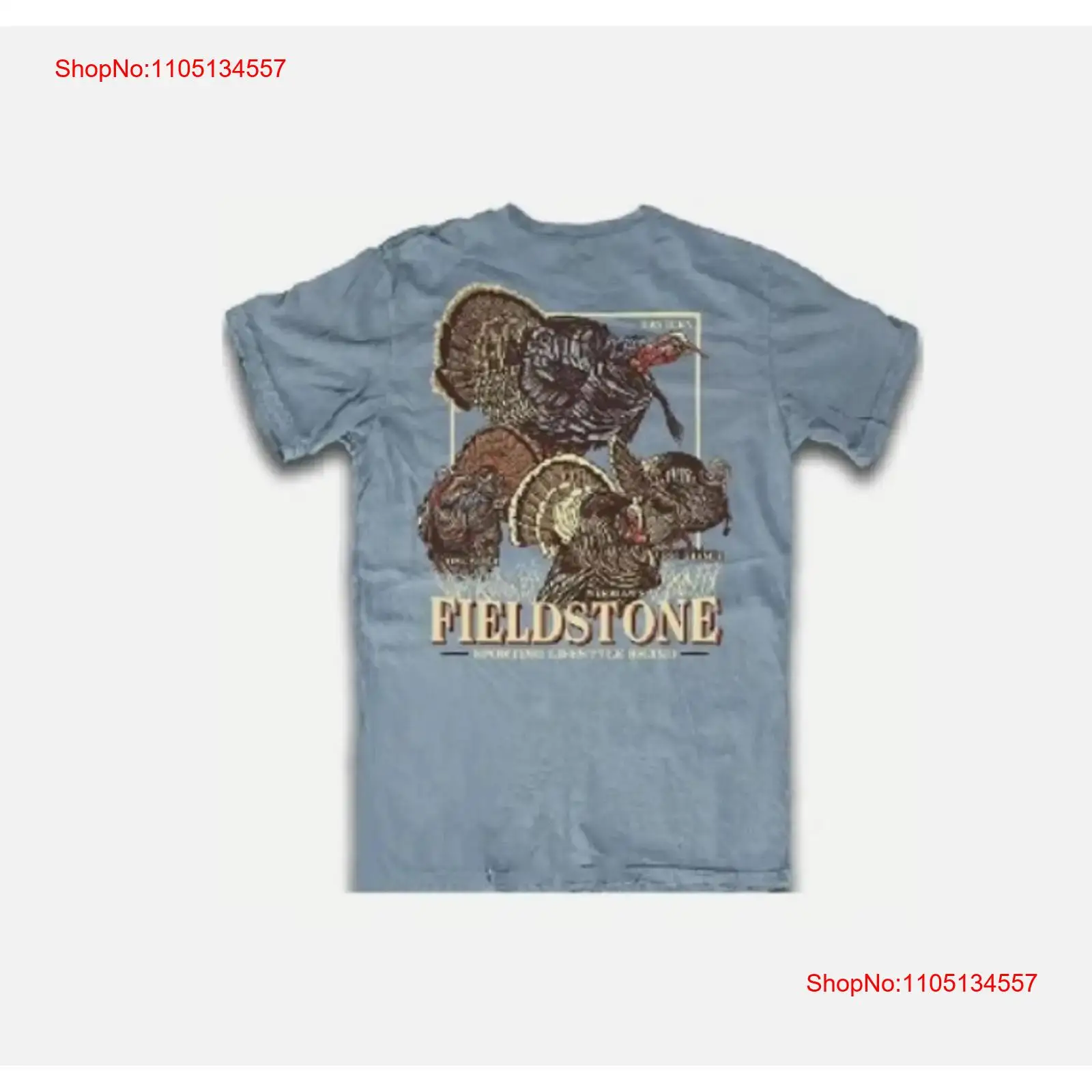 Wildman Hunting & Outdoor Photos - Fieldstone Turkey Hunting T Shirt Grand