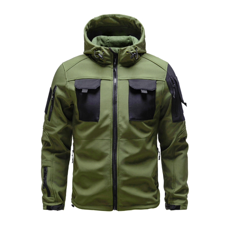 Safari Outdoor Hunting Jackets - Autumn Winter Outdoor Men's Fleece Jacket