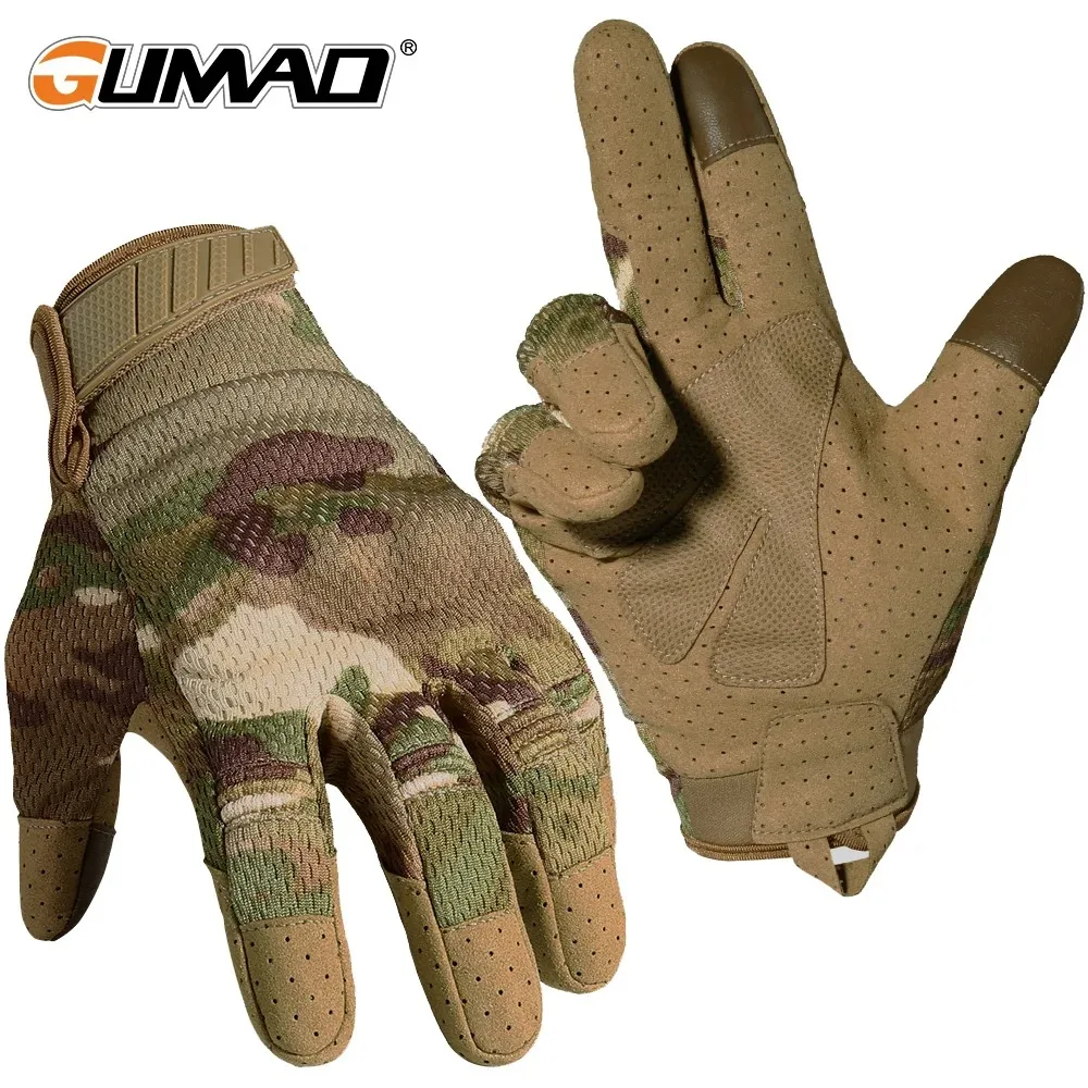 Outdoor Hunting Bike - Camo Touch Screen Tactical Gloves Outdoor