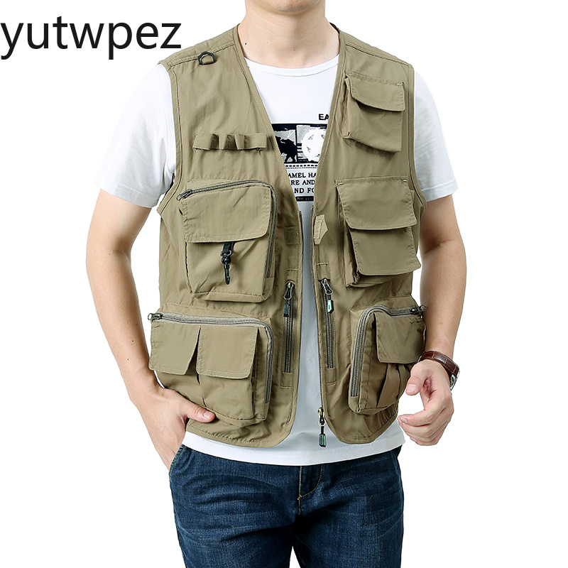 Safari Outdoor Hunting Jackets - Outdoor Hiking Work Multi Pocket Lightweight