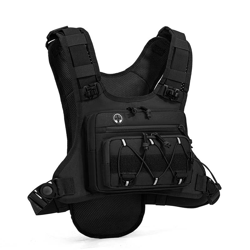 Men'S Outdoor Hunting Jacket - Tactical Bag Front Chest Rig Vest