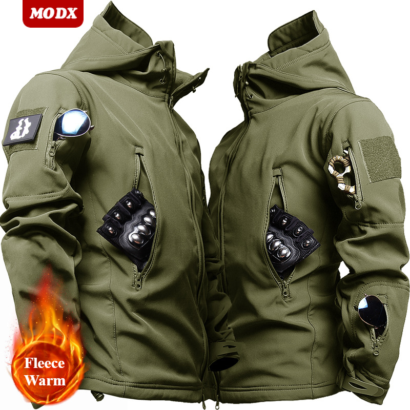 Outdoor Shark Skin Soft Shell  - Safari Outdoor Hunting Jackets ulasan dan harga
