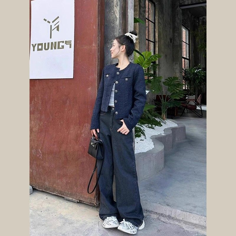 Tweed Jacket Coat Woman Womens - Safari Outdoor Hunting Jackets ulasan dan harga