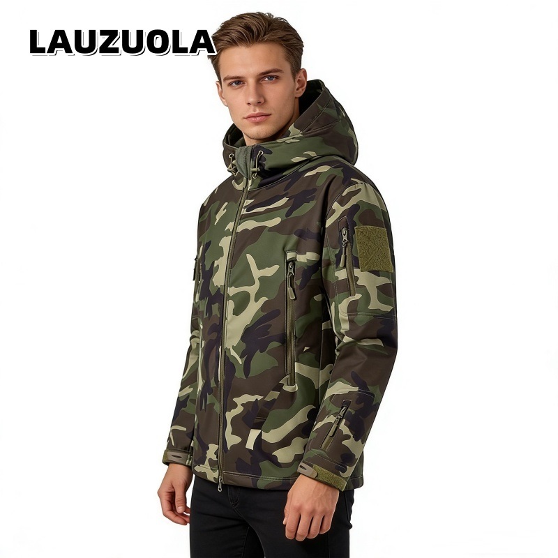Men's Camouflage Waterproof Ja - Outdoor Hunting Hoodie ulasan dan harga