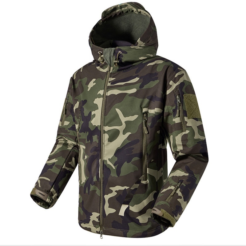Men's Camouflage Waterproof Ja - Outdoor Hunting Hoodie ulasan dan harga