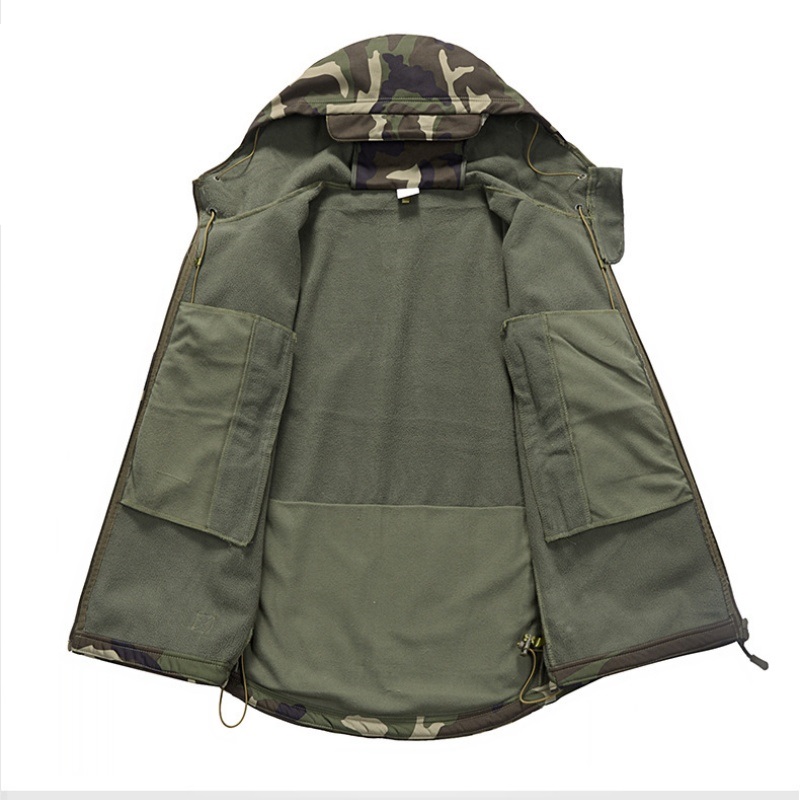 Men's Camouflage Waterproof Ja - Outdoor Hunting Hoodie ulasan dan harga