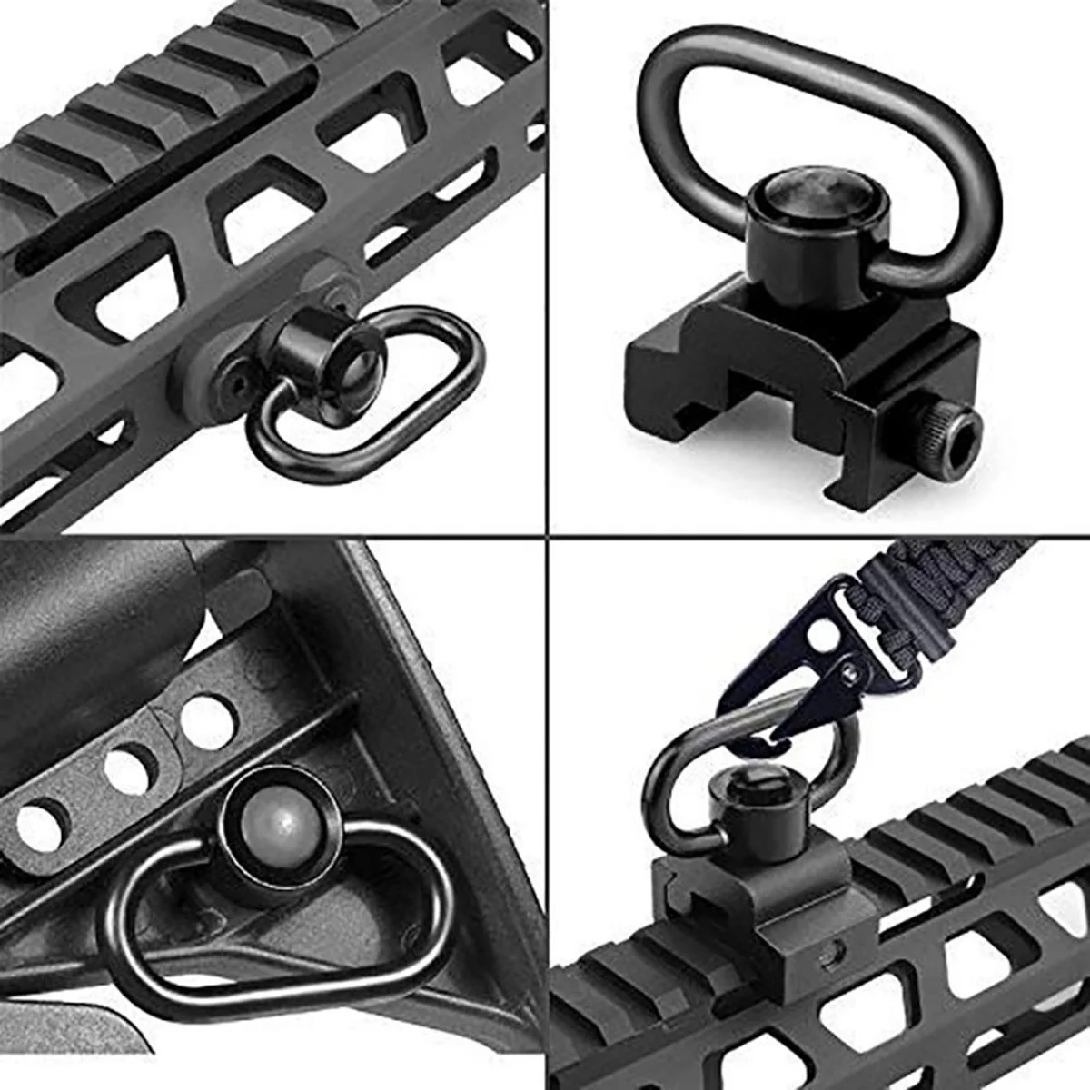 Tactical Strap Gun Sling Swive - Rifle Sling Swivel ulasan dan harga