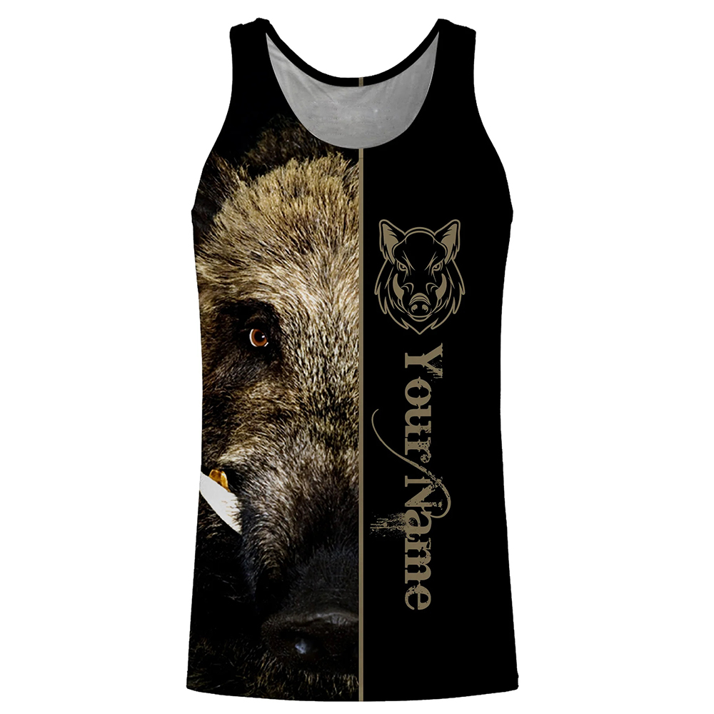 Custom Name Boar Hunter Tank T - Wildman Hunting & Outdoor Photos ulasan dan harga