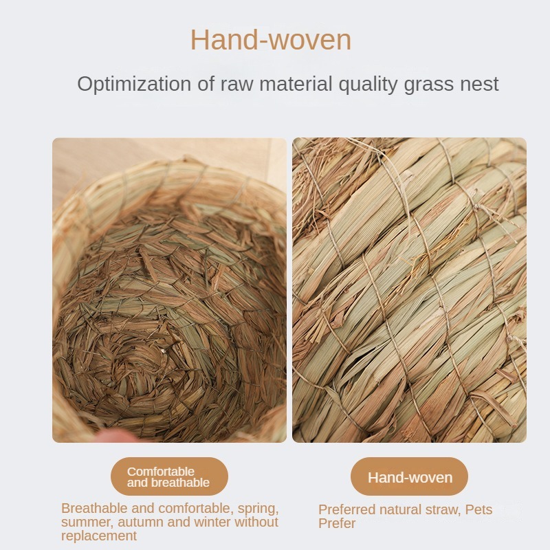 Hand Woven Straw Chicken Nest  - Hunting Quail ulasan dan harga