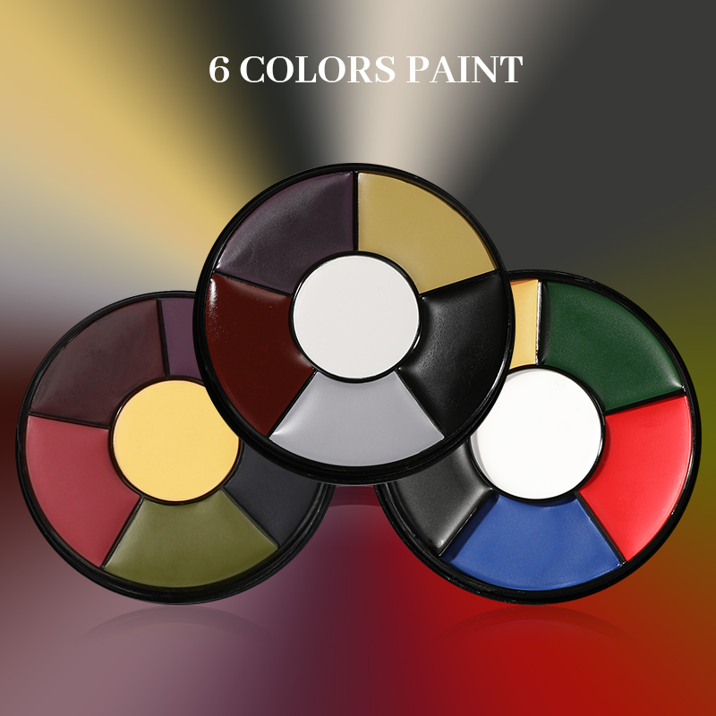 6 Color Oil Face Paint palette - Camo Face Paint ulasan dan harga