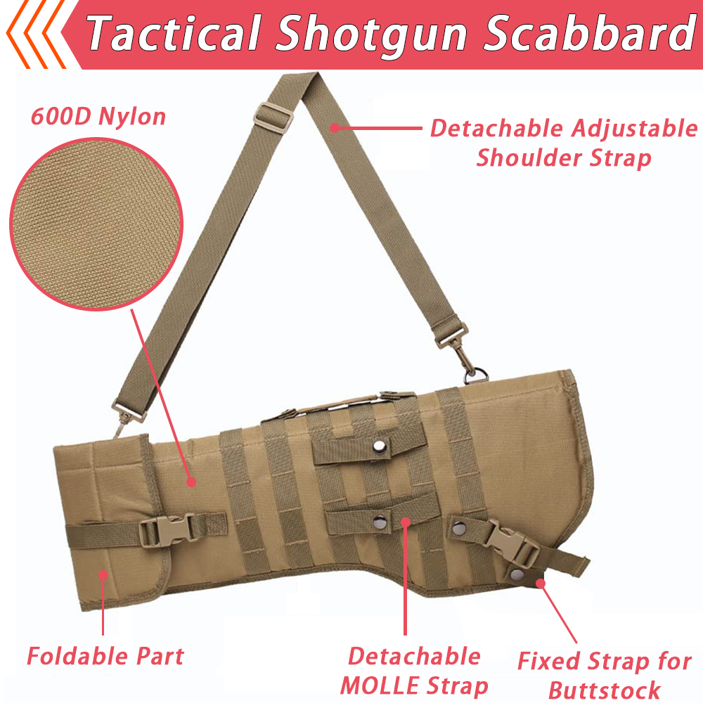 Tactical Rifle Scabbard Padded - Rifle Sling Swivel ulasan dan harga
