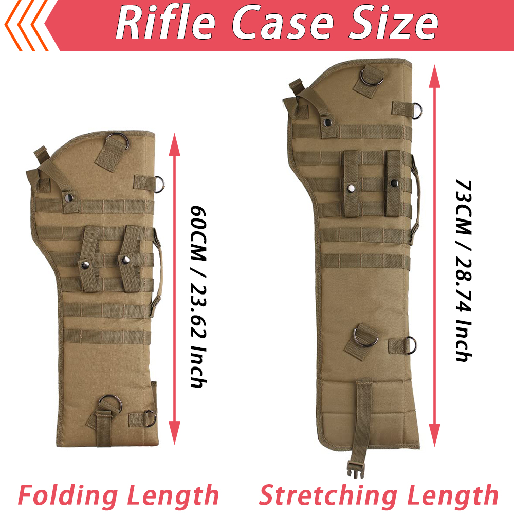 Tactical Rifle Scabbard Padded - Rifle Sling Swivel ulasan dan harga