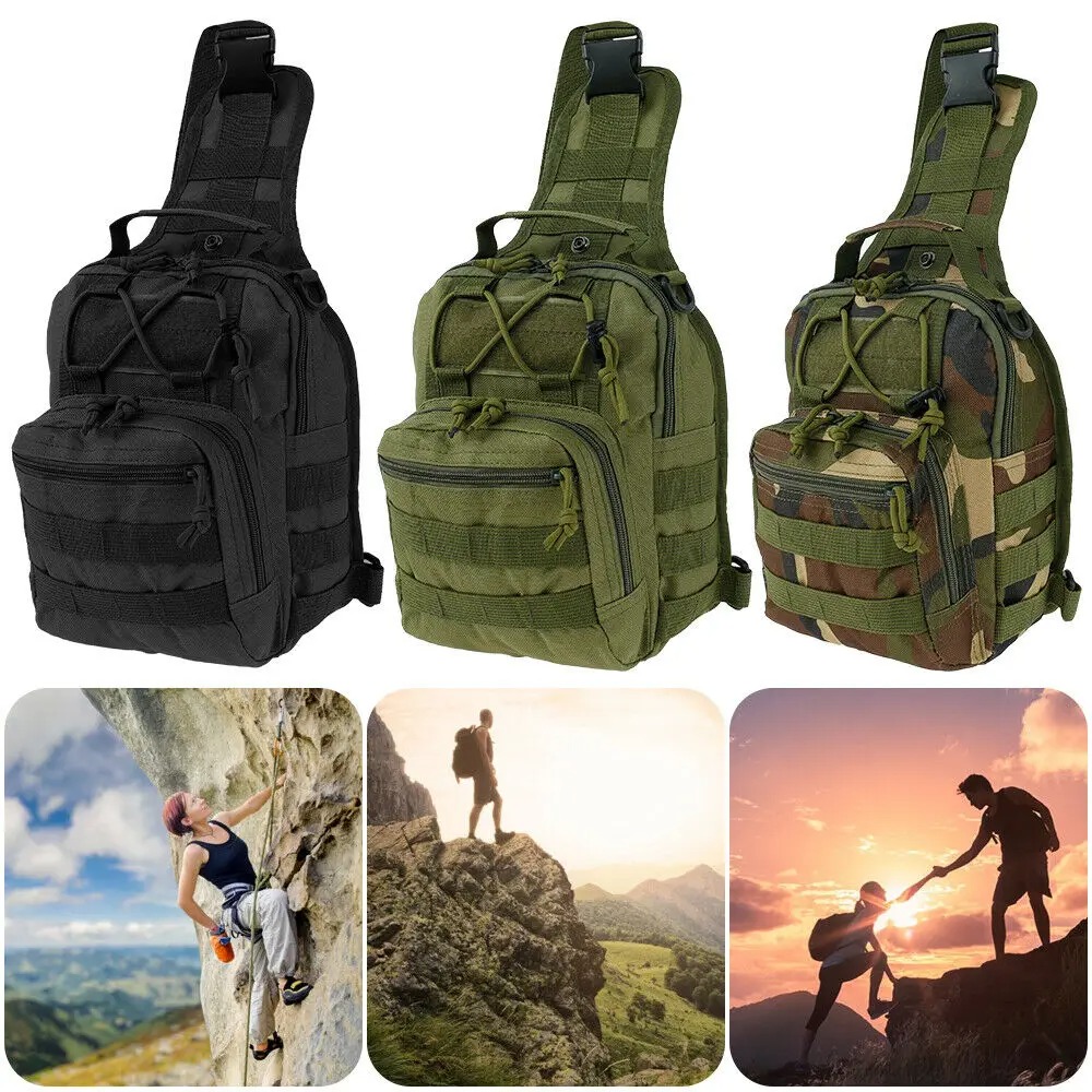 Waterproof Crossbody Chest Bag - Outdoor Hunting Bike ulasan dan harga