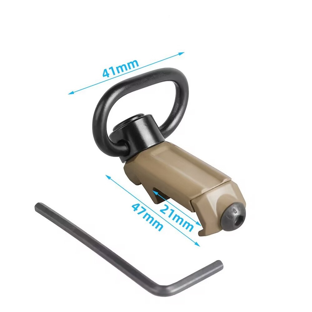 Tactical Gun Sling Swivel Moun - Rifle Sling Swivel ulasan dan harga