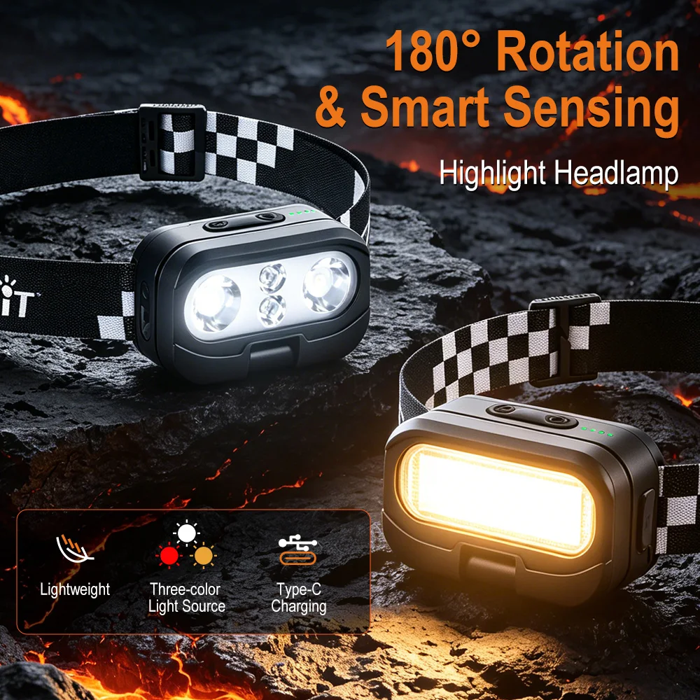 BORUiT RT400 LED Headlamp 700L - Outdoor Hunting Bike ulasan dan harga
