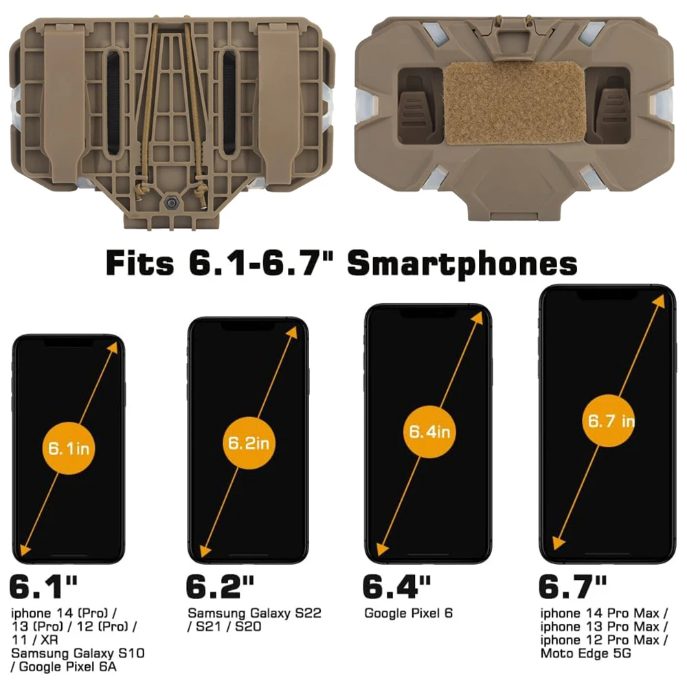 Tactical MOLLE Phone Holder, F - Men'S Outdoor Hunting Jacket ulasan dan harga