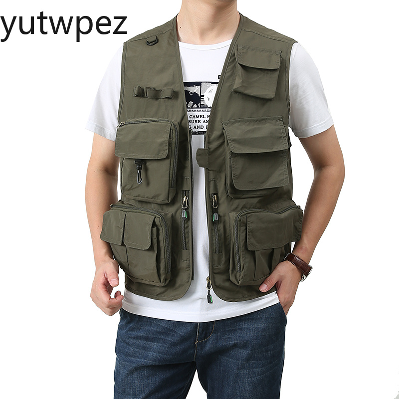 Outdoor Hiking Work Multi Pock - Safari Outdoor Hunting Jackets ulasan dan harga