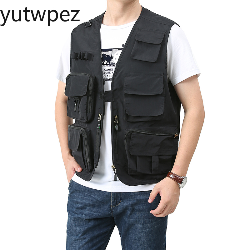 Outdoor Hiking Work Multi Pock - Safari Outdoor Hunting Jackets ulasan dan harga