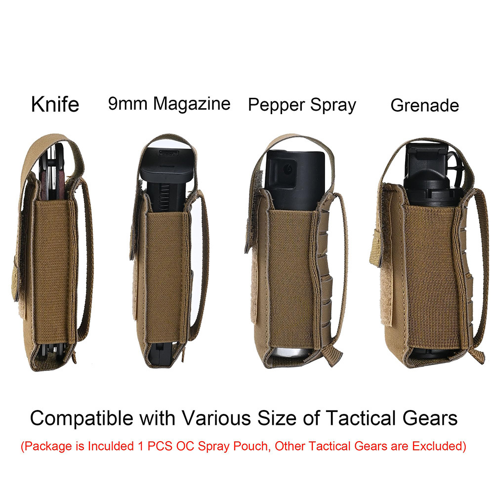 Tactical Molle OC Pepper Spray - Men'S Outdoor Hunting Jacket ulasan dan harga