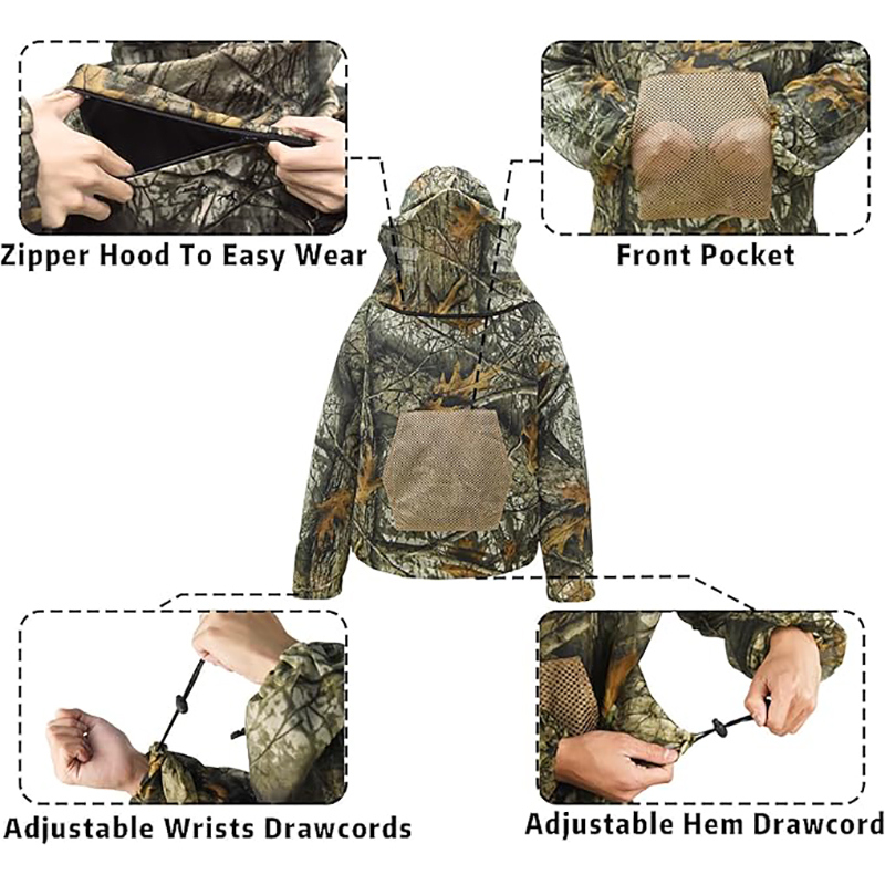Fishing Beekeeping Anti-Mosqui - Outdoor Hunting Hoodie ulasan dan harga