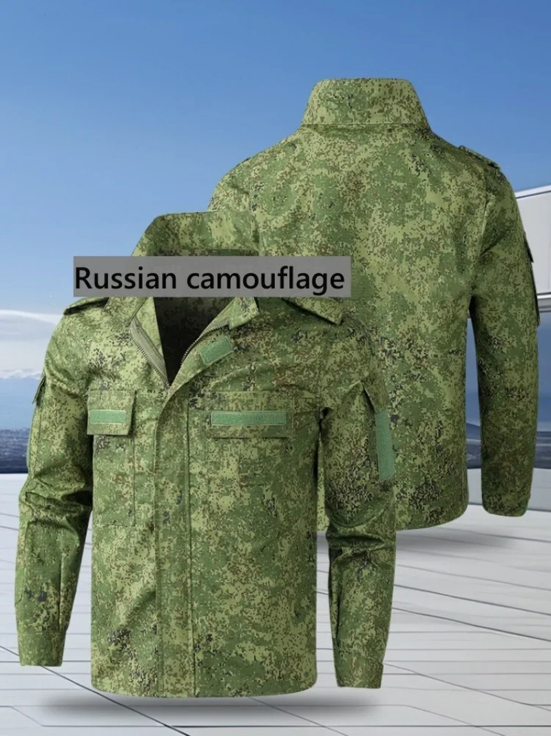 Russian Camouflage Tactical Su - Men'S Outdoor Hunting Jacket ulasan dan harga