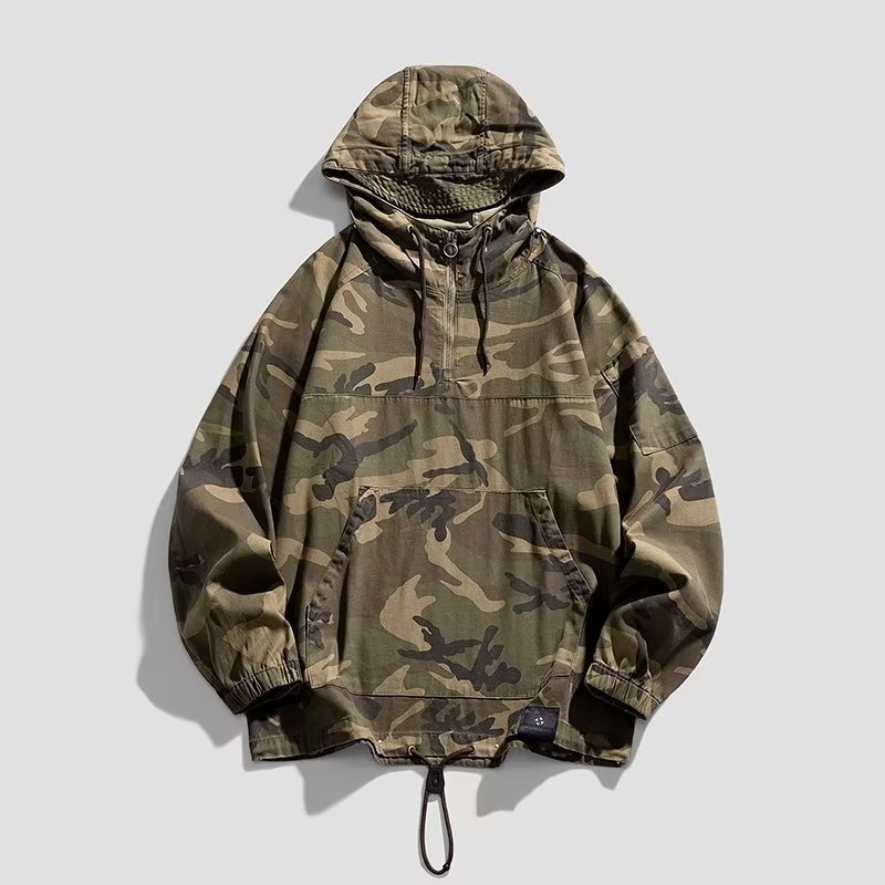 Trendy Outerwear Spring Hooded - Safari Outdoor Hunting Jackets ulasan dan harga