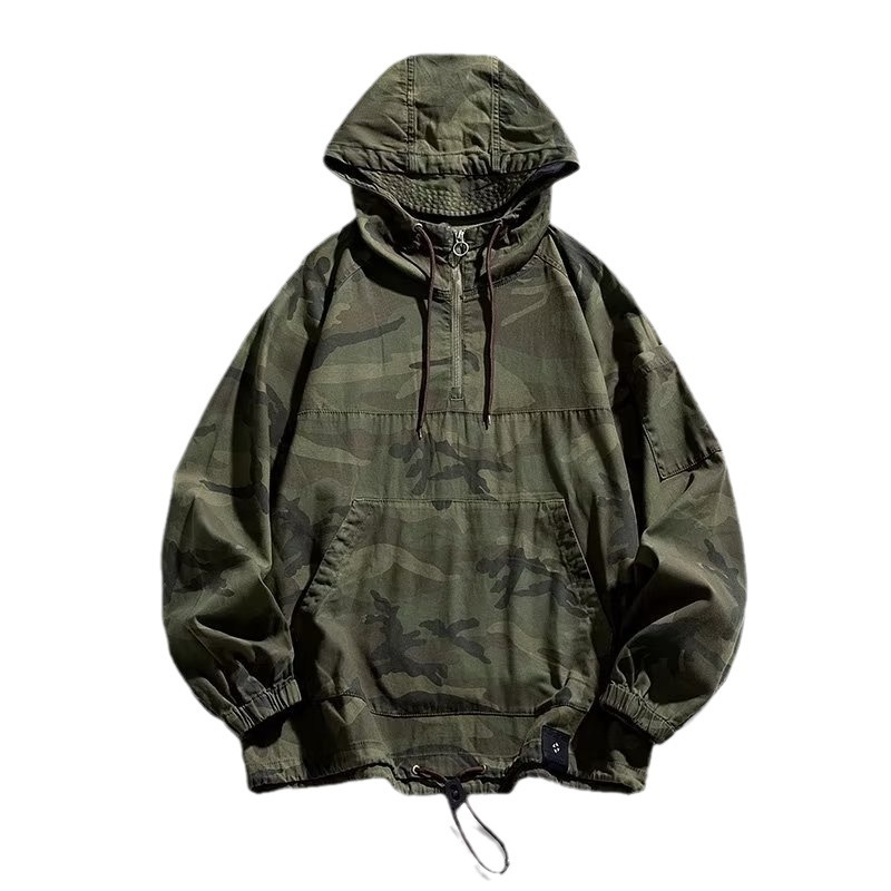 Trendy Outerwear Spring Hooded - Safari Outdoor Hunting Jackets ulasan dan harga