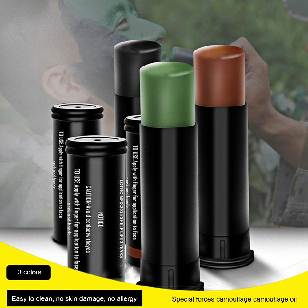 3pcs Military Woodland Camoufl - Camo Face Paint ulasan dan harga