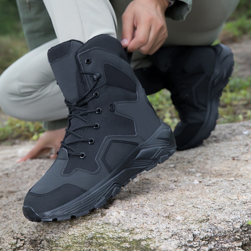 Men Tactical Boots Lace Up Wil - Wildman Hunting & Outdoor Photos ulasan dan harga