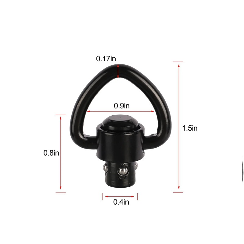 1/2PCS Rifle Push Button QD Re - Rifle Sling Swivel ulasan dan harga