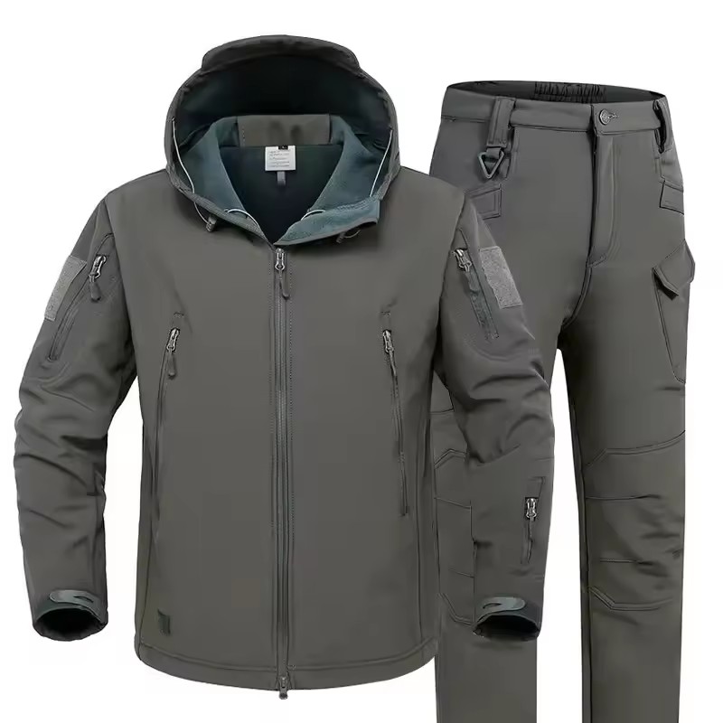 Winter Thicken Men Camo Suit W - Safari Outdoor Hunting Jackets ulasan dan harga