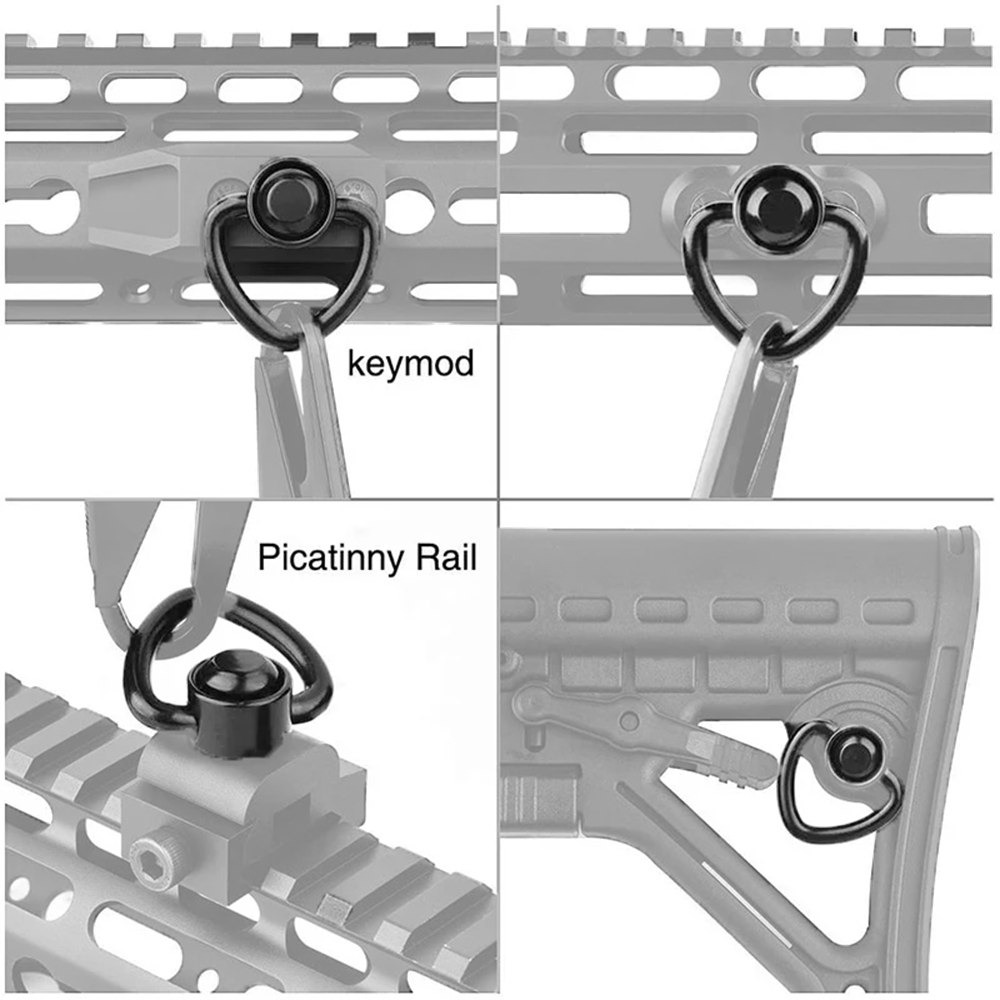 QD Quick Release Gun Sling Swi - Rifle Sling Swivel ulasan dan harga