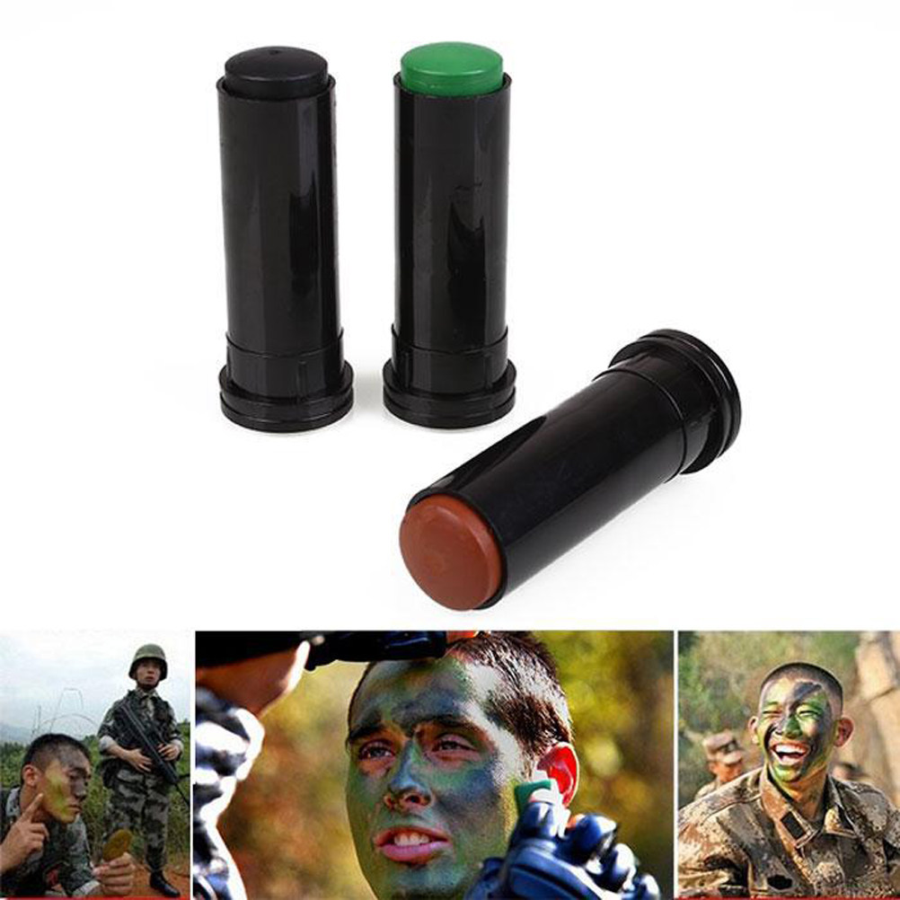 3Pcs Camo Face Paint Skin Frie - Camo Face Paint ulasan dan harga