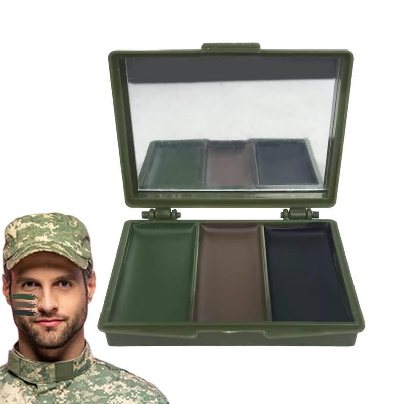 3 Colors Army Fans CS Shooting - Camo Face Paint ulasan dan harga